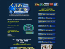 Tablet Screenshot of crewscreative.com